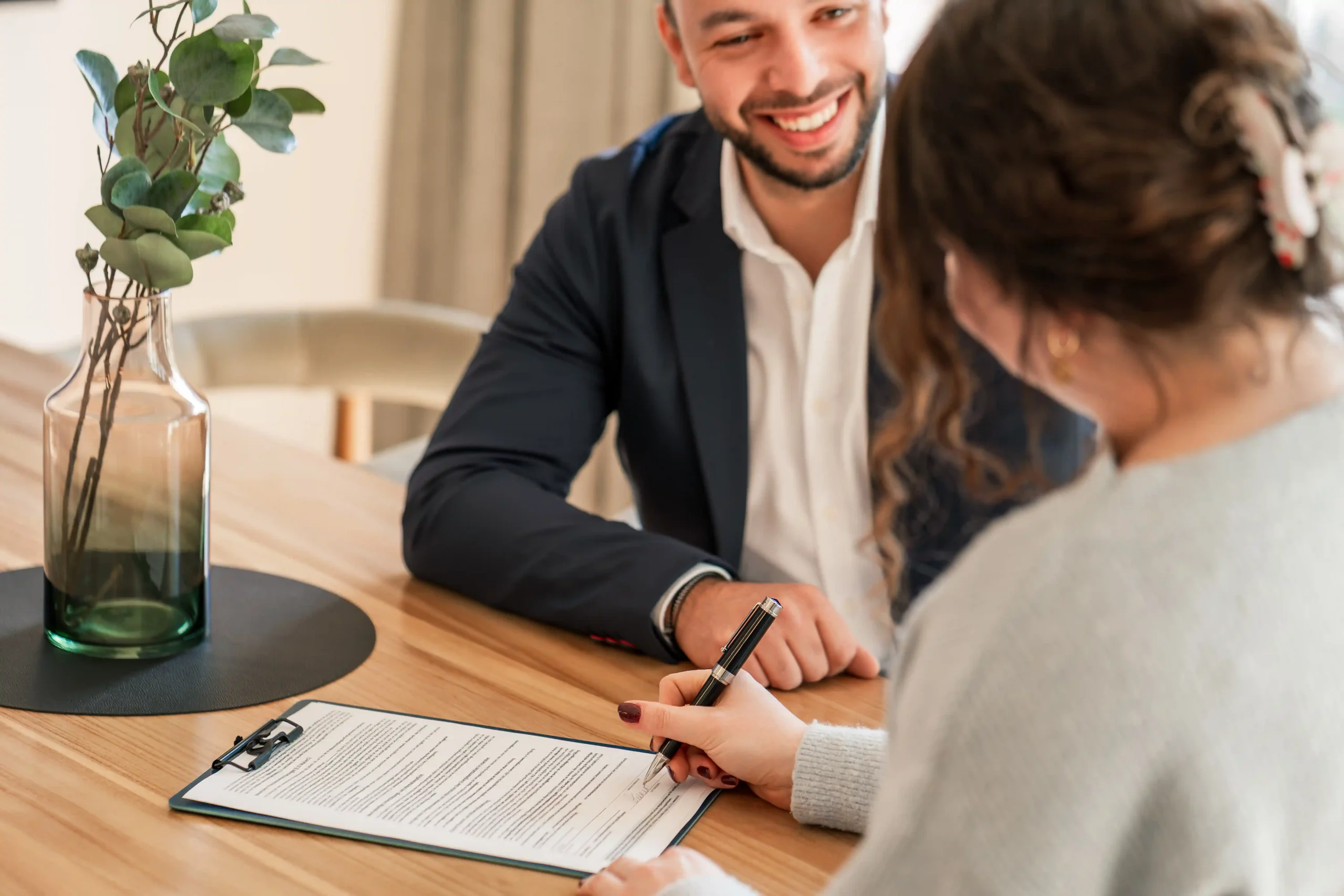 Immobilienkaufvertrag unterschreiben